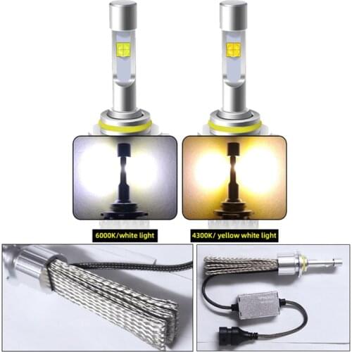 H7 H4 LED Car Lights H11 H8 H9 HB3 9005 HB4 9006 H1 H3 9012 D1S D2S D3S Headlight Bulbs Lamp 6000K 4300K 76W 12V Auto Headlamps