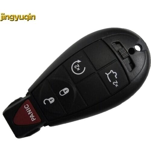 Jingyuqin 10ps 5 Buttons Remote For Commander Grand Cherokee Key Shell Fob Keyless For JEEP For CHRYSLER/DODGE Key Case Cover