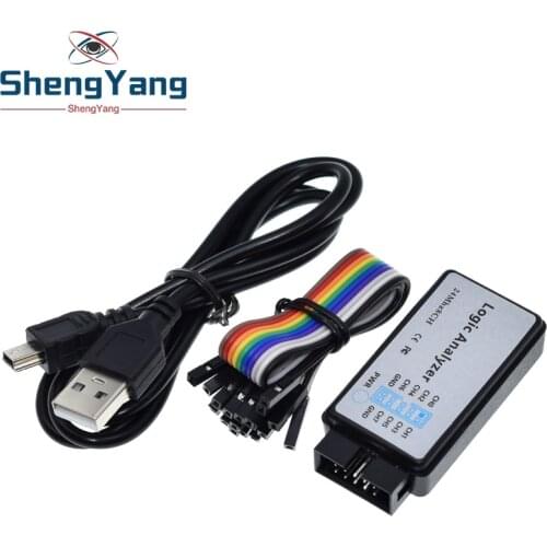 USB Logic Analyzer 24MHz 8 Channel 24M/seconds Logic Analyzer Debugger For ARM FPGA Logic Analyzer Logic 24M 8CH