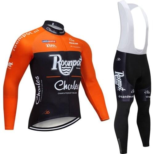 Outdoor mountain bike bicycle mens long-sleeved suit jersey quick-drying cycling jersey