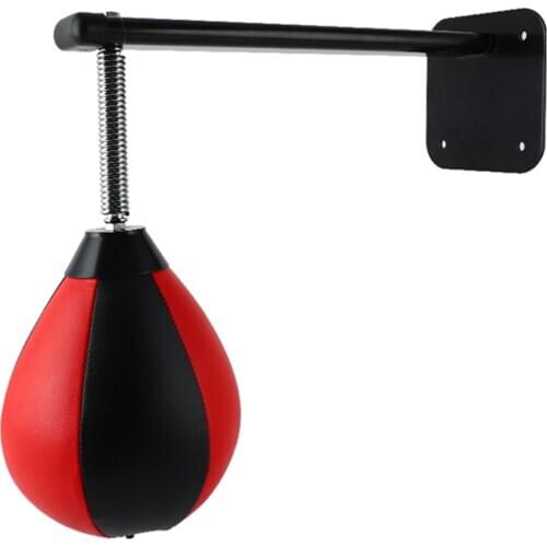 High Quality Design Pu Leather Punching Ball Pear Boxing Bag Reflex Speed Balls Fitness Training Double End Boxing Speed Ball