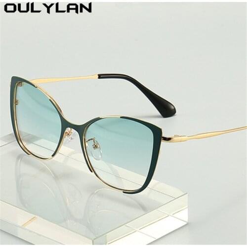 Oulylan Women 's Sexy Cat Eye Sunglasses Fashion Vintage Oversized Sun Glasses Ladies European Style Popular Eyewear UV400