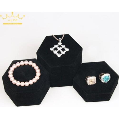 Jewelry Display Stand Hexagonal Jewelry Display Necklace Pendant Ring Braceletjewelry Props Storage Window Display