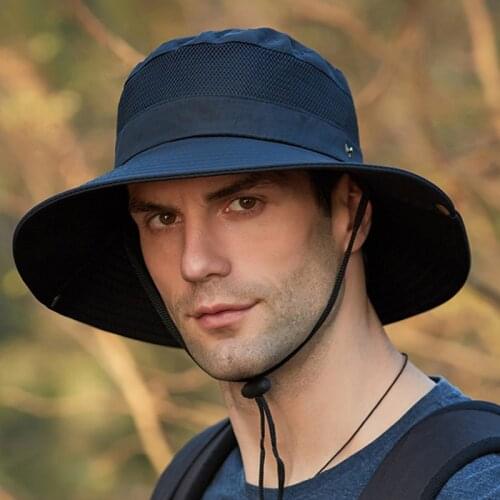 Outdoor Sunhat Camouflage Tactical Cap Wide Brim Breathable Boonie Hat Sun Protector Fishing Hiking Cycling Hunting Hats