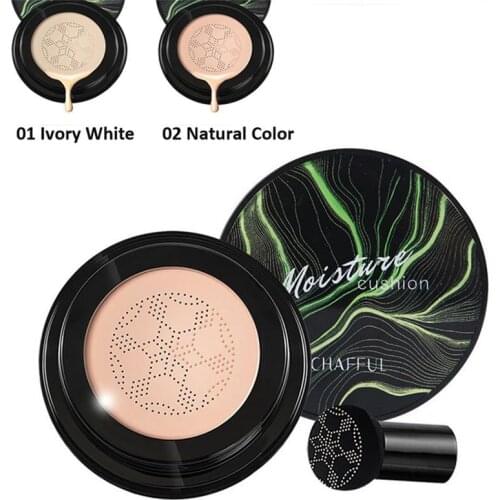 Mushroom Head Air Cushion BB Cream Moisturizer Foundation Concealer Air-Permeable Natural Brightening Makeup Base De Maquiagem