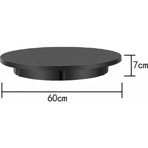 60cm Maximum Load 120KG Rotating Turntable Remote Control Direction Speed Model Shows Electric Turntable Product Display