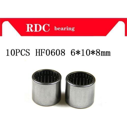 High quality HF061008 HF0608 6x10x8 MM One-way cluth needle roller bearing 6*10*8 mm Free Shipping