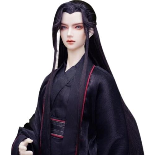 1/3 BJD Wig Ancient Costume Hanfu Long Hair Vintage Samurai Wigs For BJD/SD SD13 SD17 SSDF Strong Uncle Doll Accessories C1109