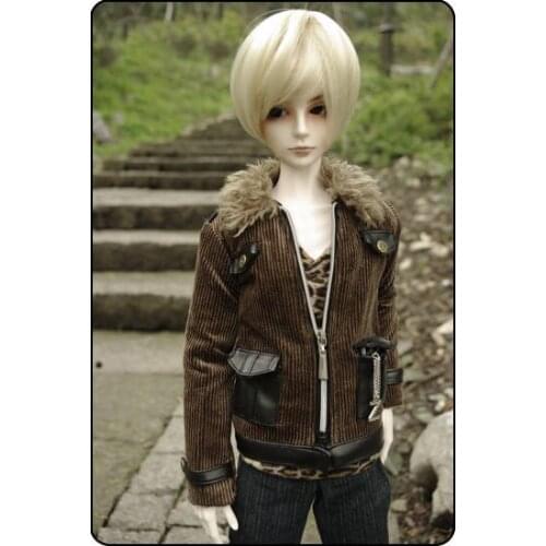 1/4 1/3 BJD clothes Corduroy jacket Fur collar coat for BJD/SD MSD SD13 SD17 SSDF ID72 HID strong Uncle doll accessories C0190