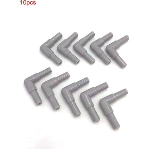 10pcs/lot 4mm Elbow Connector Aquarium Fish Tank Air Pump Connector Control Valve Air Pipe Tube Accessories