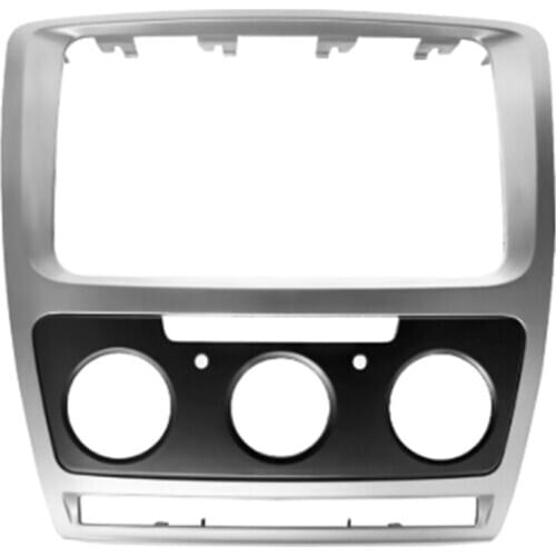 2 Din Car Refitting Fascia Fit for Skoda Octavia Audio Fascia Stereo Radio DVD CD Panel Dash Mount Trim Kit Frame Stereo Panel