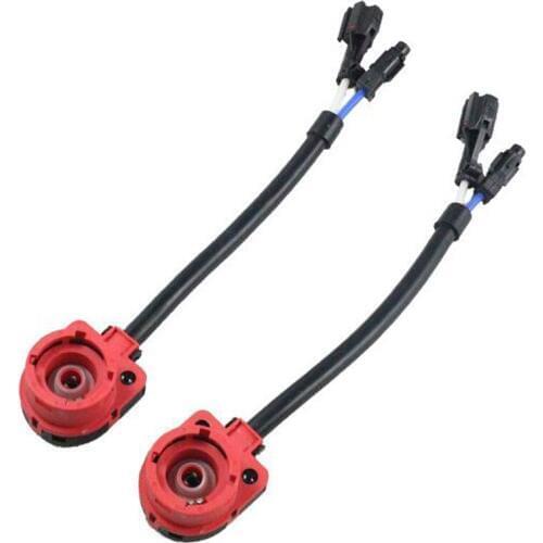 2x D2S D2R D2C D2 HID Xenon Bulb Adaptor Small KET Plug wire Cable Wiring Harness Converter Connector Adapter