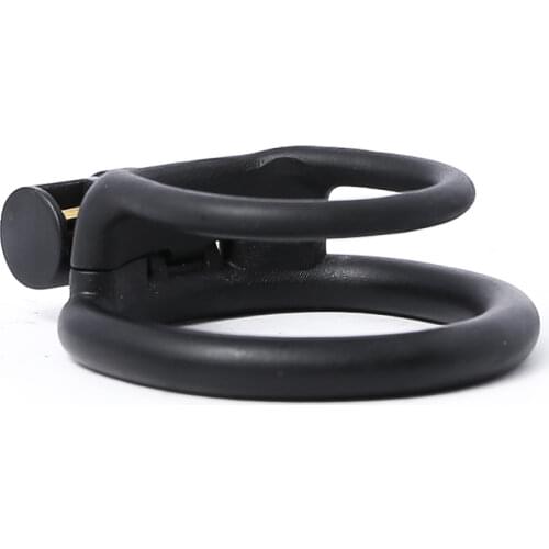 2021 Newest Resin Chastity Device Cock Cage Belt 5 Sizes Male Penis Ring Cock Ring Adult Lock Sex Toy For Men
