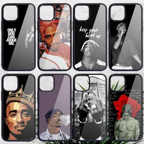 2pac Tupac Phone Case PC for iPhone 11 12 pro XS MAX 8 7 6 6S Plus X 5S SE 2020 XR