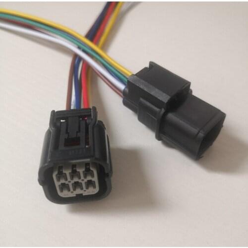 6 Pin Male Female Front And Rear Oxygen Sensor Connector Wire Harness Cable For Honda Acura Civic Accord 6188-4908 6189-7040