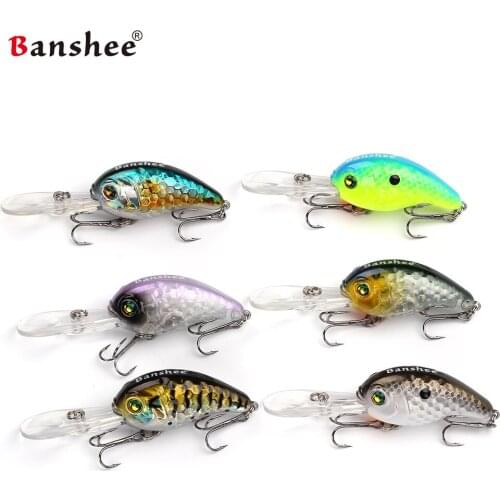 6pcs/lot Floating Deep Diving Crankbait Fishing Lure VC04 Lifelike Wobblers lure set isca artificial hard bait leurre pesca