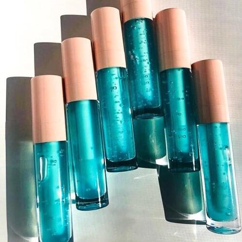 6PC Wholesale Best seller Clear Lipgloss Gross Containers Tube Packaging Customize Glossy Moisturizing Lip Gloss Private Label