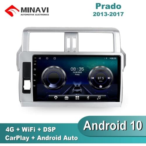 10'' IPS Android 9.0 Car Radio Multimedia TOYOTA PRADO 2014/2015/2016/2017 GPS Navigation Navi Player Auto Stereo 2din WIFI