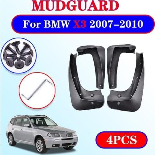 Mudflap For BMW X3 E83 2010 ~ 2007 Flap Car Over Fender Mud Guard Splash Flaps Mudguard Accessories 2009 2008