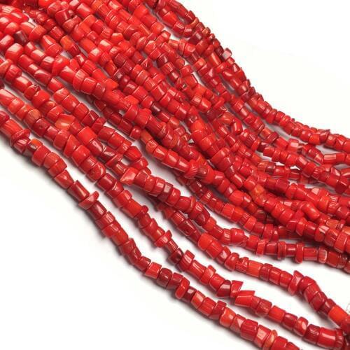 Natural Stone Coral Beads 7-8mm Loose Beads Isolation Beads for Jewelry Making DIY for Bracelet Necklace Accessorie