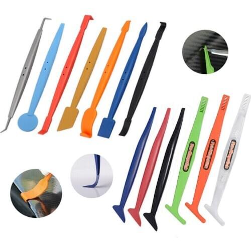 FOSHIO Car Vinyl Film Wrap Magnet Micro Corner Edge Squeegee Carbon Fiber Stickers Wrapping Tool Window Tint Auto Accessories
