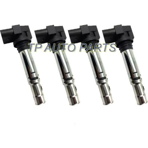 4 PCS Ignition Coil For Au-di V-W OEM 036905715F 036 905 715 F