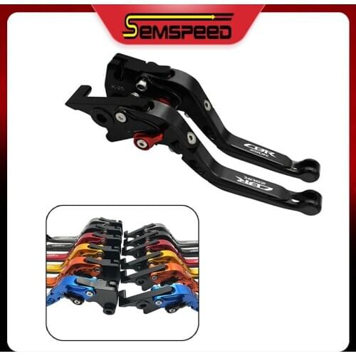 Brake Clutch Levers For Honda CBR250R 2011-2013 CNC Aluminum Extendable Folding Motorcycle Levers With logo CBR250R