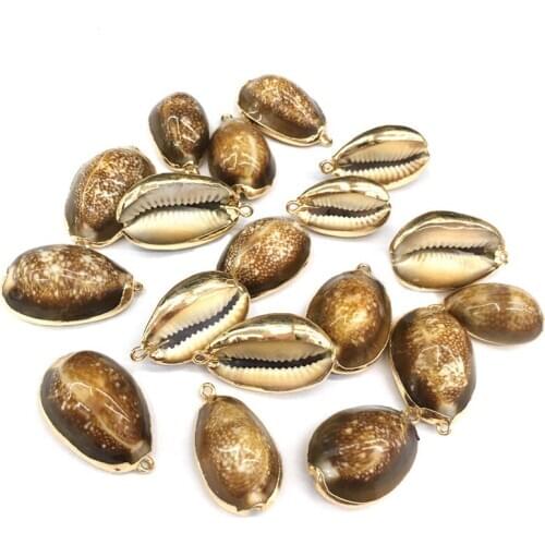 Natural shell fashion Conch Pendants Exquisite Charms for Jewelry Making DIY Bracelet Necklaces earring Accessories Size 20x32mm