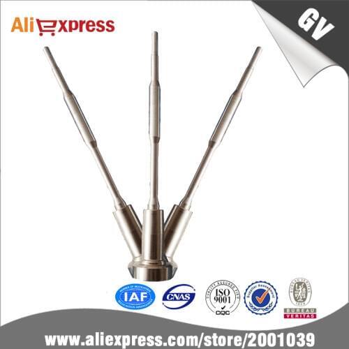 Control valve set with shaft F00R J00 399, suitable injector no.0445 120 010/014/015/019/084/085, for BOSCH injector