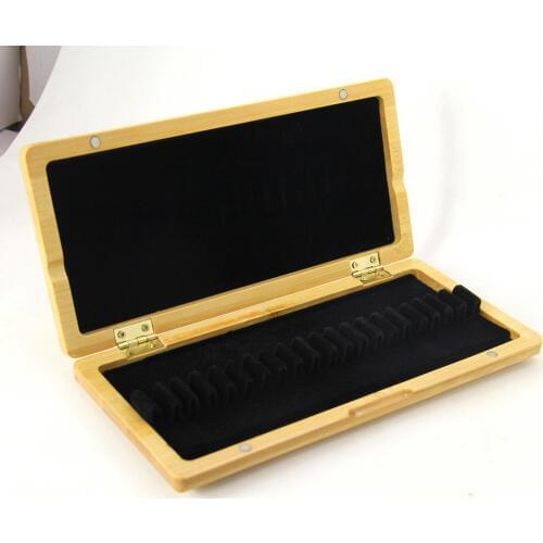 Oboe Reed Case Elegant Hand Carved Durable bamboo Oboe Reeds Case For 20PCS Reeds Hold