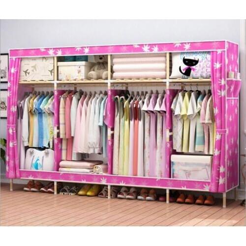 Latest wooden wardrobe length 210cm