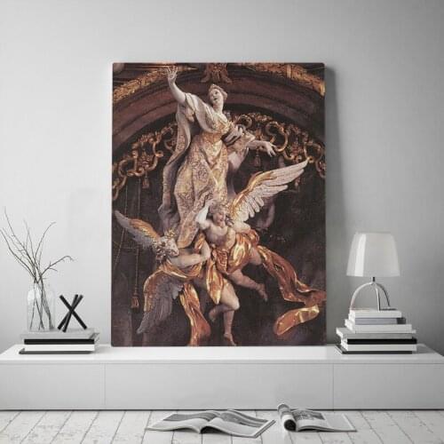 Assumption of the Virgin Sculpture Canvas poster Painting wall Art decor Living room Bedroom Study Home Decoration Prints