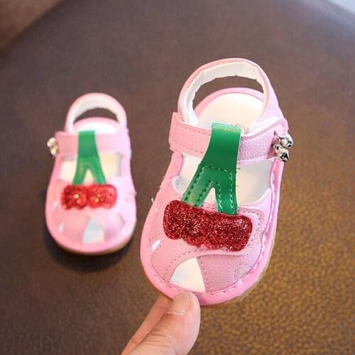 Summer Baby Sandals for Girls Toddler First Walkers Newborn Baby Girls Princess Shoes Soft Bottom Sandals SSS024