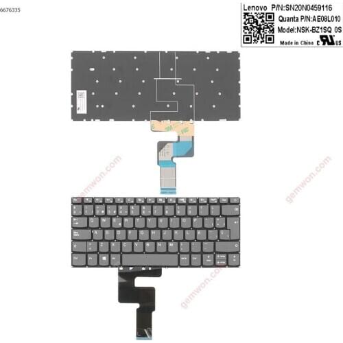 SP Spanish New laptop replacement keyboard for LENOVO IdeaPad 320-14ISK 320S-14IKB 320S-14IKBR GRAY (Without FRAME,WIN8)