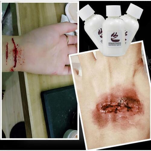 Special Effects Drama Halloween Makeup Fake Wounds Scars Glue Skin Wax henna for tattoos body paint fake blood face paint makeup
