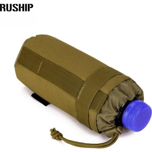 Protector Plus 550ML Kettle Bottle Pack Army Green MOLLE System Accessory Bag Waist Hanging Military Water Bottle Bag Free ship