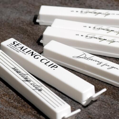 10Pcs/Lot Nordic Sealing Clip Portable Snacks Food Fresh Storage Bag Clamp Clips Food Vacuum Sealer Kitchen Plastic Storage Tool