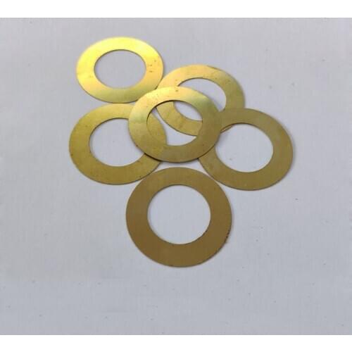 10pcs M16 ultra-thin flat washers gaskets brass washer gasket 45mm-47mm outer diameter 1.2mm-2mm thickness