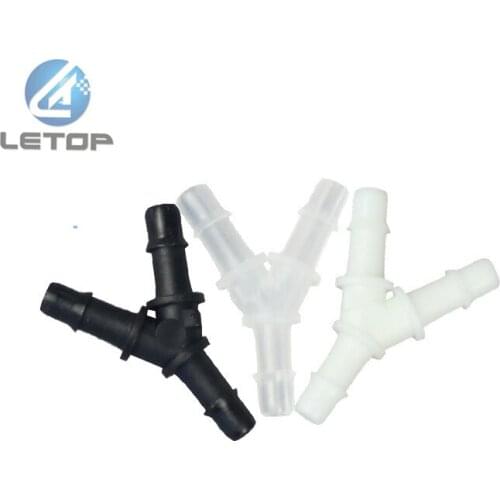 10PCS Eco solvent printer Plastic Y shape connector ink hose pipe connector adapter for Roland Mutoh Xuli Galaxy tube fitting