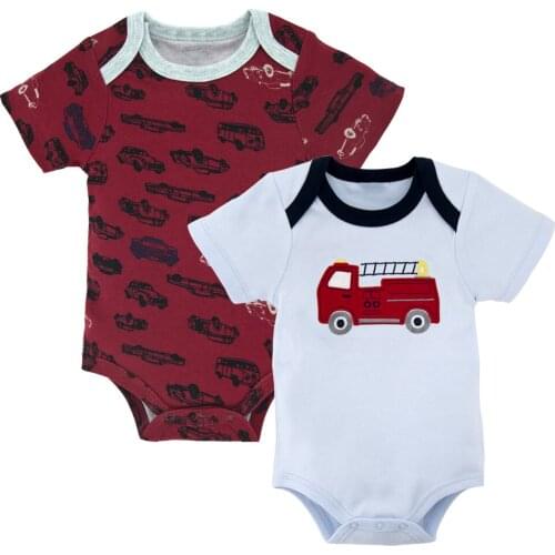 2020 Fashion Baby Bodysuit Infant Jumpsuit Overall Short Sleeve Bamboo Body Suit Baby Clothing Set Summer Cotton