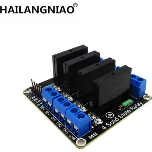 4 Channel 5V DC Relay Module Solid State High Level SSR AVR DSP