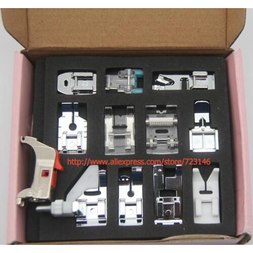 8PCS Multifunctional kit Presser Foot Feet Domestic Sewing Machine Part Accessories for BERNINA Artista,Activa,Aurora,Virtuosa