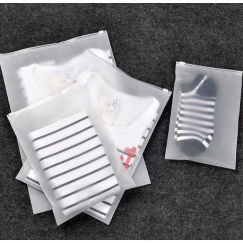 8Pcs Different Size Storage Bags Household Travel Underwear Lightweight Organizer Container Waterproof Translucent Bag 4 Sizes