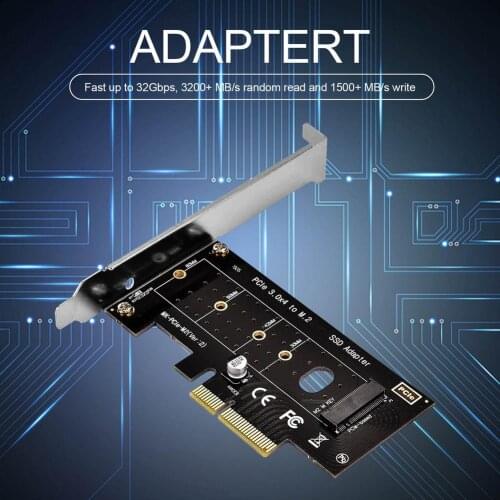 High Quality PCI-E Adapter M.2 NVME to PCI-E3.0 X4 Expansion Card Converter SSD Conversion Card For Windows 7/8/10 Accessories