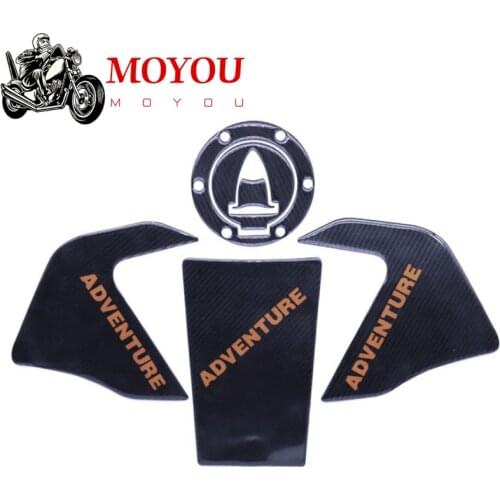 For KTM 1050 1190 1290 Adventure Color 3D Printing Motorcycle Accessories Oil Tank Sticker Carbon Fiber Decals