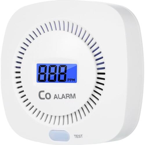 Carbon Monoxide Detector Sensor Monitor LCD Digital Carbon Monoxide Alarm Meter CO Gas Tester Detector