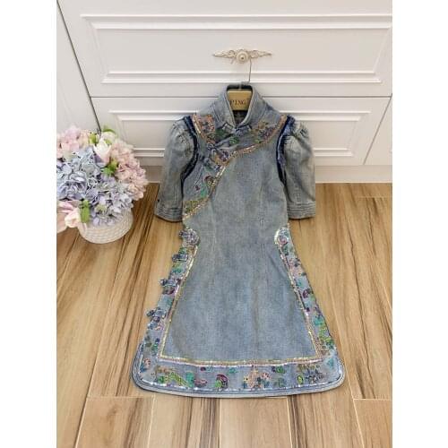 Модные джинсовые платья EVACANDIS China At AliExpress