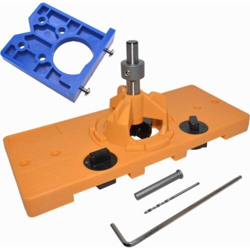 35mm Hinge Drilling Jig Guide Boring Hole Drill Guide Hinge Hole Locator Woodworking Hole Opener Door Cabinet Woodworking Tool