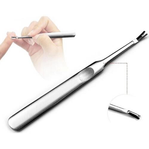 Manicure Tools High Quality Stainless Steel Cuticle Pushers Silver Color Dead Skin Remover Usuful Nail Tools