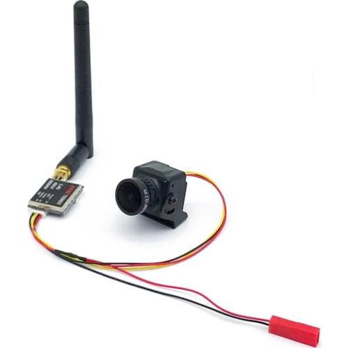 Ready to use 5.8G FPV Set Video 200/600mw Transmitter TS5823 and mini CMOS 1200TVL Camera with Cable Set Racing Drone fpv set